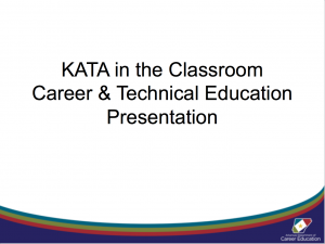 KATA in the Classroom